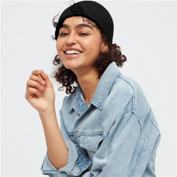 Unisex Wool Knit Fisherman Beanie Winter Warm Short Cuffed Skullcap Hat - Picture 3 of 7